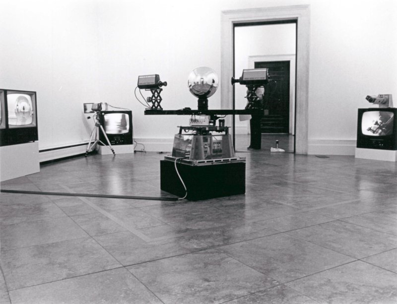 Installation view of The VASULKAS/Steina: Machine Vision; Woody: Descriptions