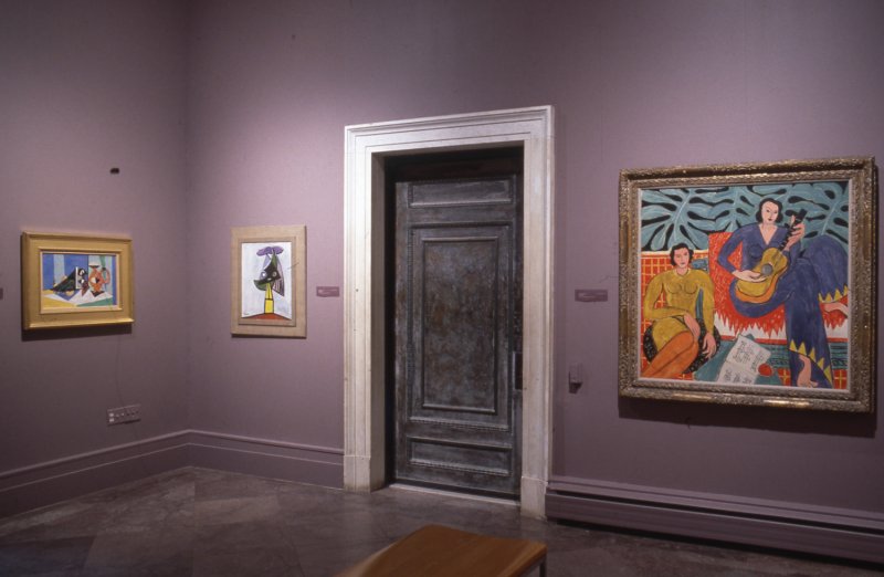 Installation view of Impressionism to Surrealism: European Paintings from the Albright-Knox Art Gallery