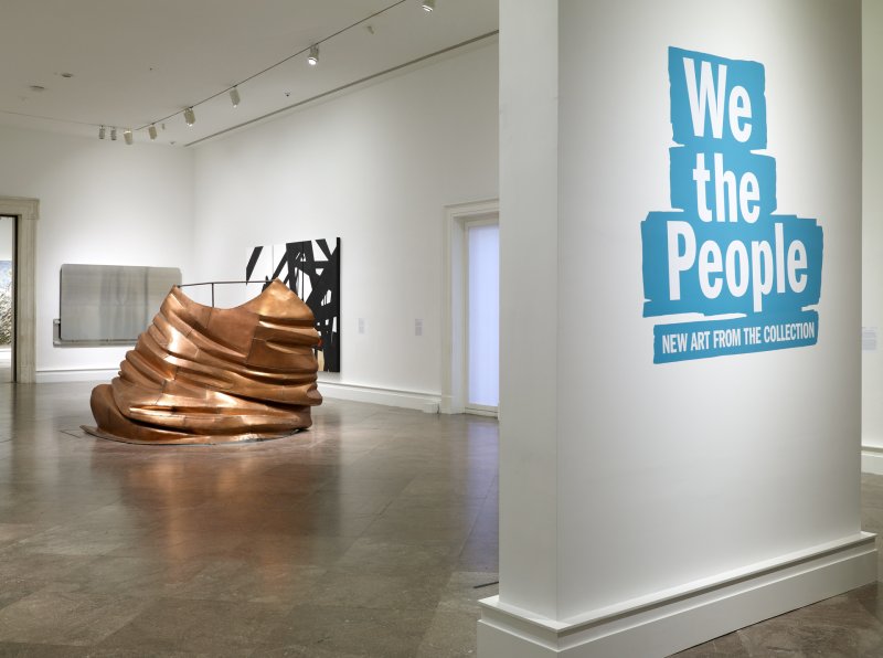 Installation view of We the People: New Art from the Collection