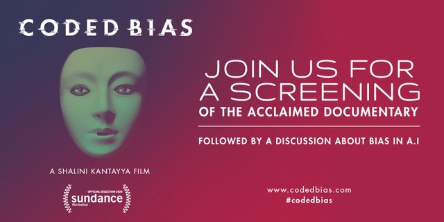 CODED BIAS promo graphic