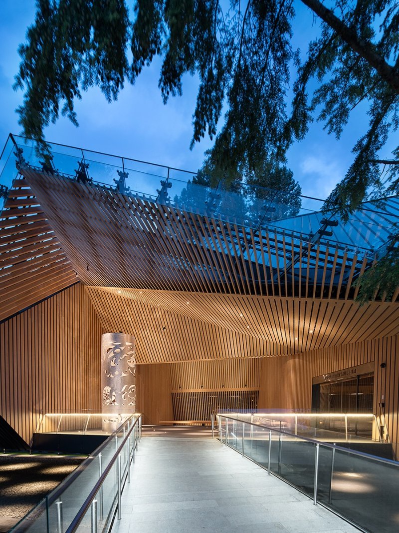 Outdoor image of the Audain Art Museum