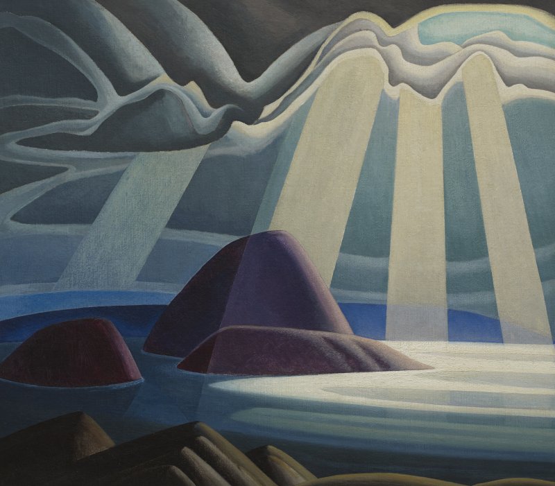 Lawren Stewart Harris's "Lake Superior" landscape painting 
