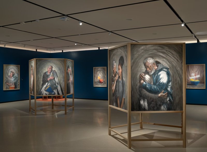Installation view of "Before and After Again"