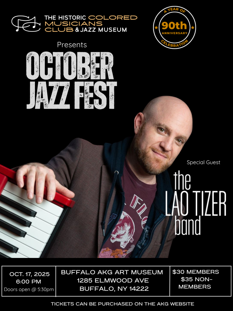 Poster for a jazz band performance