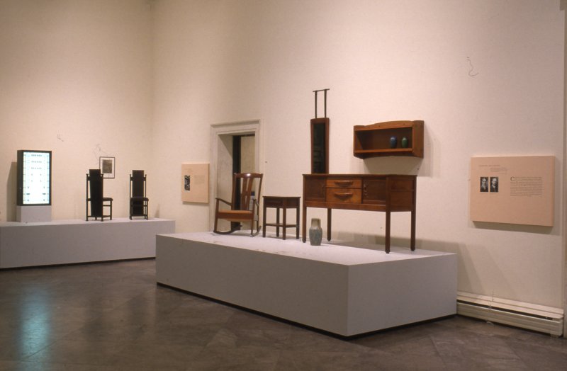 Installation view of American Arts and Crafts: Virtue in Design at the Albright-Knox