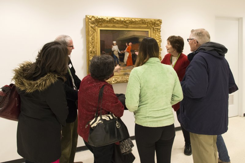 Guests on a public tour