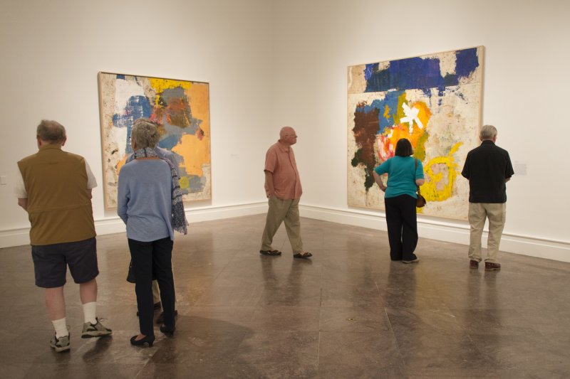 Guests in the exhibition Joe Bradley