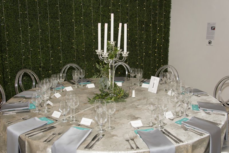 Dinner setting for 2018's We the People Gala