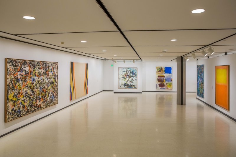 Paintings by Jackson Pollock, Morris Louis, Joan Mitchell, and Mark Rothko