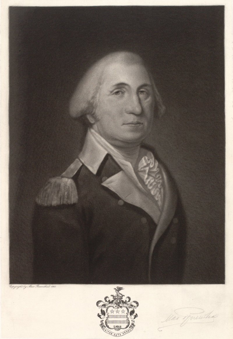 Max Rosenthal (American, 1833–1918) after James Sharples (American, 1751 or 1752–1811). Portrait of Washington, 1900. Mezzotint, 9 x 7 inches (22.9 x 17.8 cm). Collection Albright-Knox Art Gallery, Buffalo, New York; Gift of Albert Rosenthal, 1925 (1925:19).