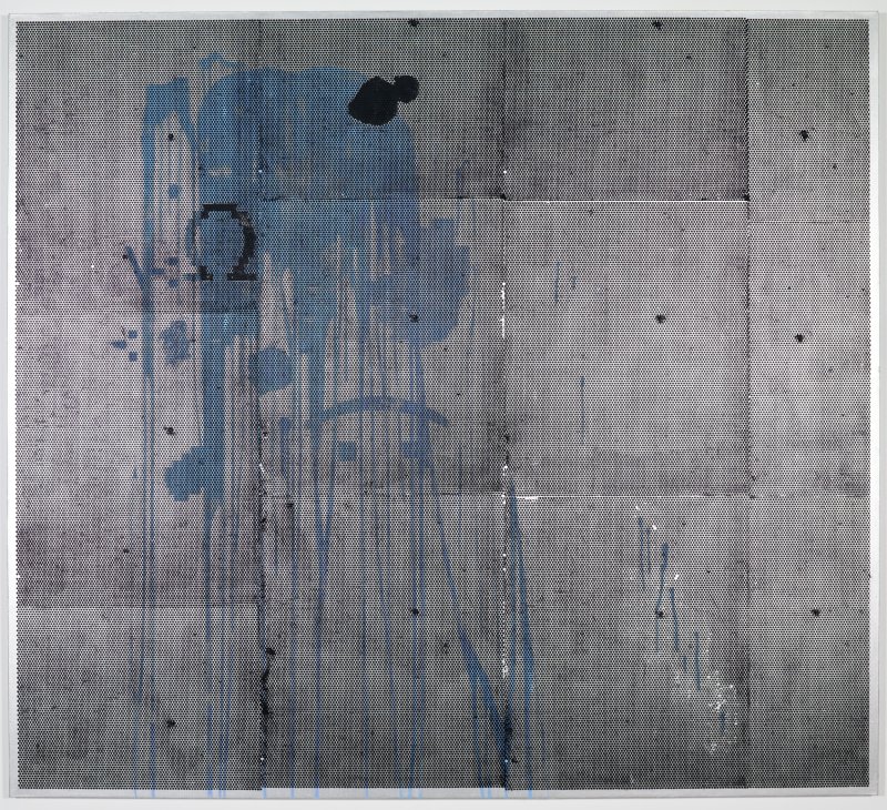 Jacqueline Humphries's One Cat, 2017