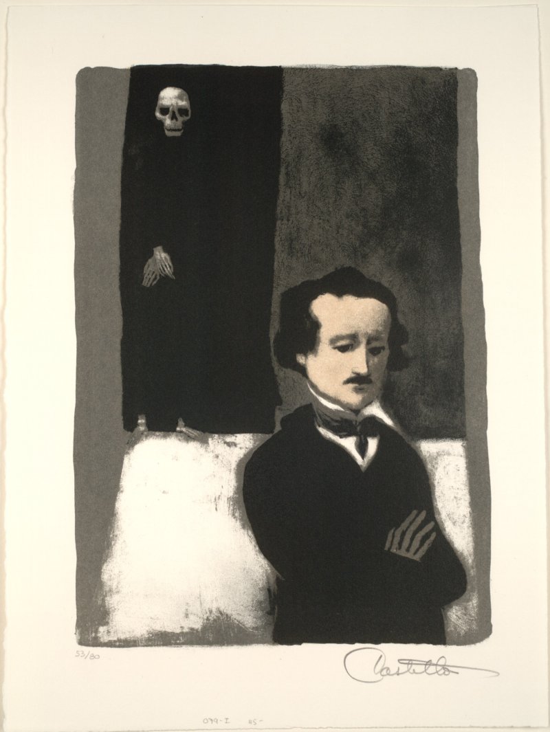 Federico Castellón's Poe (from The Mask of the Red Death), not dated