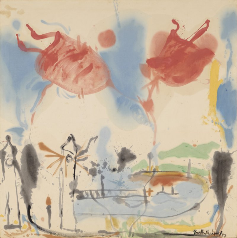 Helen Frankenthaler's Round Trip, 1957