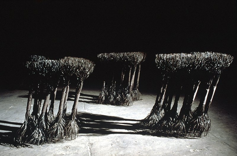 Maren Hassinger's Leaning, 1980