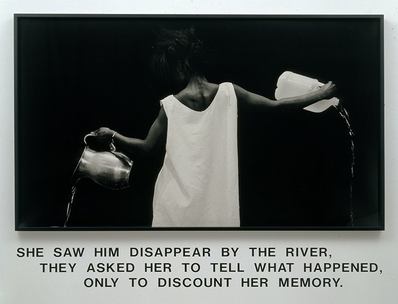 Lorna Simpson (American, born 1960). Waterbearer, 1986
