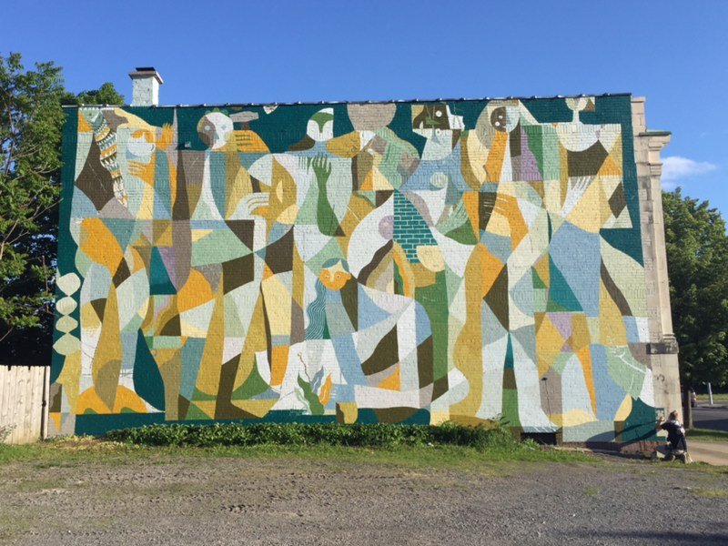 Otecki's mural at 617 Fillmore Avenue