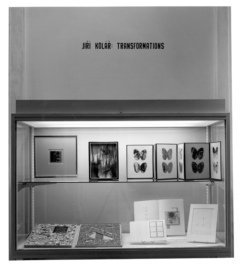 Installation view of Jiří Kolář: Transformations