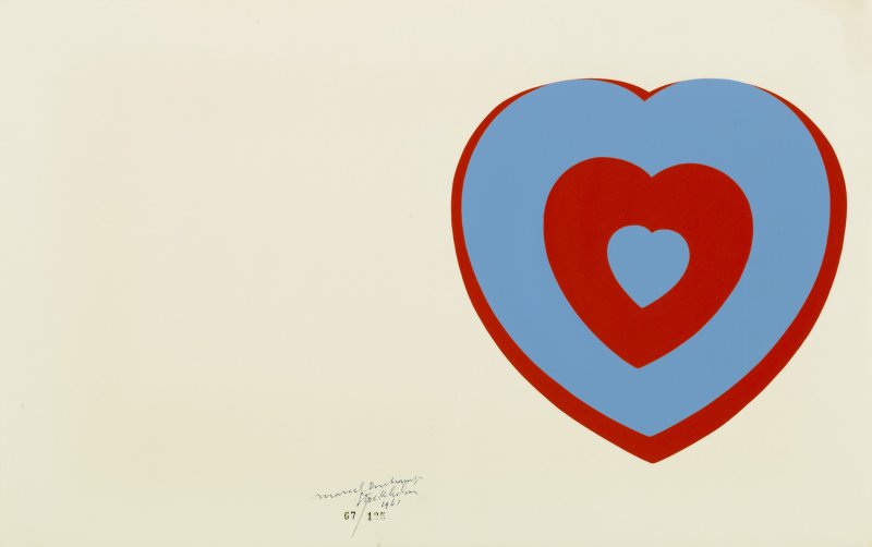 Fluttering Heart by Marcel Duchamp