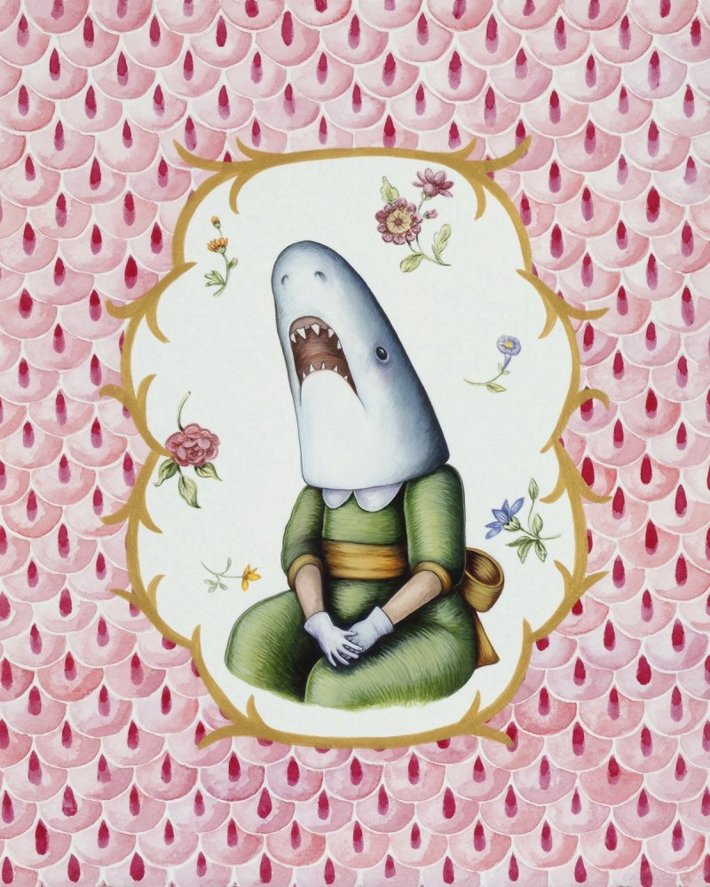 Casey Riordan Millard's Shark Girl with Gloves, 2007