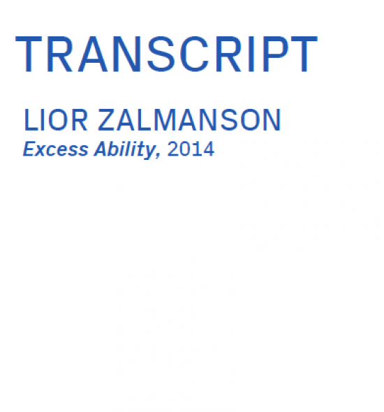 Transcript for Excess Ability
