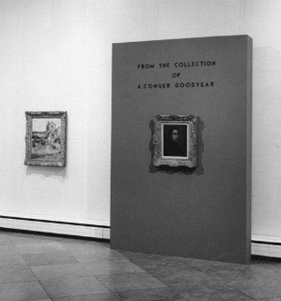 Installation view of Gifts from A. Conger Goodyear Exhibition.