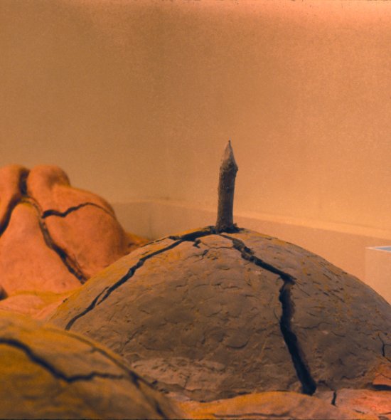Installation view of Charles Simonds: Temenos