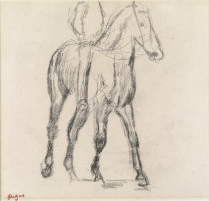Edgar Degas's Study of a Cavalier, ca. 1882