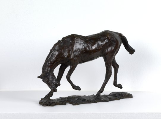 Edgar Degas's Horse with Head Lowered, 1880s