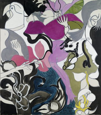 Grace Hartigan's When the Raven Was White, 1969